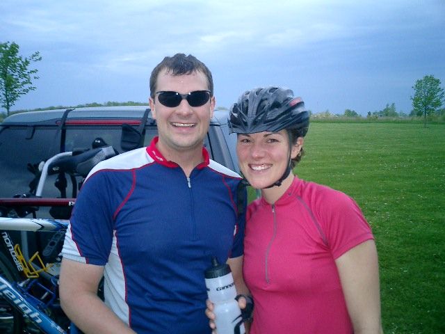 Matt & Emily's first Wednesday Night Ride